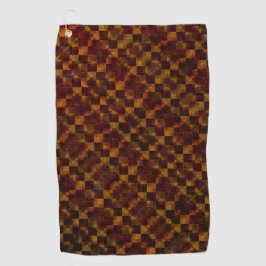 変形チェスは錆びや年老いて非常に汚れている ゴルフタオル