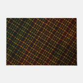 変形チェスは錆びや年老いて非常に汚れている ドアマット (正面)