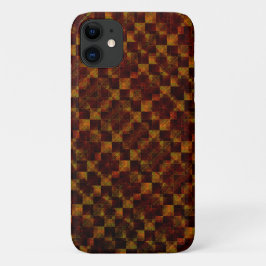 変形チェスは錆びや年老いて非常に汚れている iPhone 11 ケース