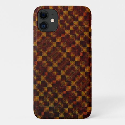 変形チェスは錆びや年老いて非常に汚れている Case-Mate iPhoneケース (裏面)