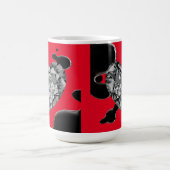 変形性熱活性化コーヒーカップ モーフィングマグカップ (中央)