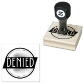 変性した ラバースタンプ (押印)