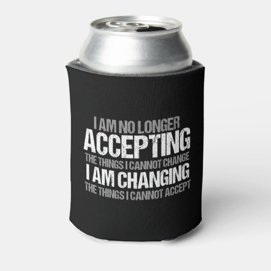 変感動的更に関する政治活動家引用文 缶クーラー (缶裏面)