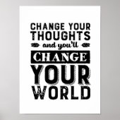 変感動的更の世界考えを変える ポスター (正面)