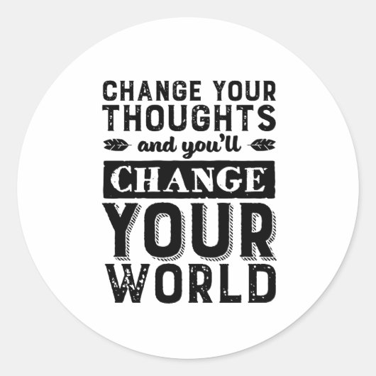 変感動的更の世界考えを変える ラウンドシール (正面)