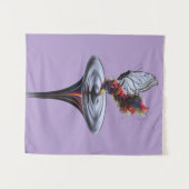 変態インスパイア個人成長デザイン タペストリー (正面(横))