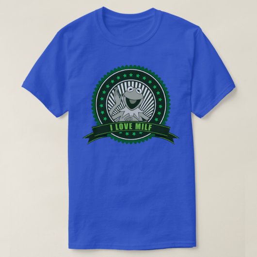 変態カエルのカーミットマン愛するカエル Tシャツ (デザイン正面)