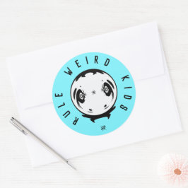 変態モットー風変わり（キッズルール） 3 ラウンドシール