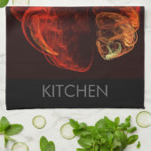 変態抽象芸術アートキッチンタオル キッチンタオル (折り畳み)