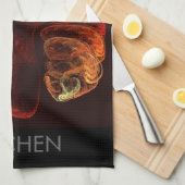 変態抽象芸術アートキッチンタオル キッチンタオル (四つ折り)