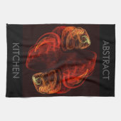 変態抽象芸術アートキッチンタオル キッチンタオル (横)