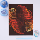 変態抽象芸術アートフライヤー チラシ (シングル)