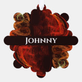 変態抽象芸術術 オーナメントカード (裏面)