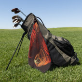 変態抽象芸術術 ゴルフタオル (グリーン)