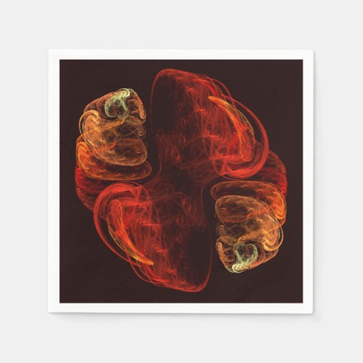 変態抽象芸術術 スタンダードカクテルナプキン (正面)