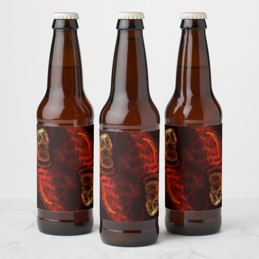 変態抽象芸術術 ビールラベル (ボトル)
