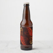 変態抽象芸術術 ビールラベル (正面)