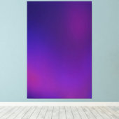 変態1パープルブルーエレガンス キャンバスプリント (インサイチュ (ウッドフロア))