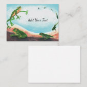 変態 – カエルのライフサイクル ノートカード (正面/裏面)