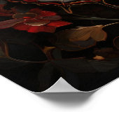 変態 – バタフライデジタルアート ポスター (角)