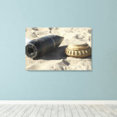 変換されたオーダンスシェルの静的ディスプレイ キャンバスプリント (インサイチュ (ウッドフロア))