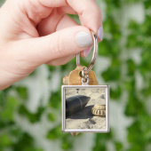 変換されたオーダンスシェルの静的ディスプレイ キーホルダー (手)