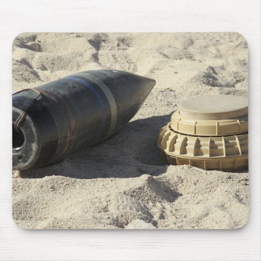 変換されたオーダンスシェルの静的ディスプレイ マウスパッド (正面)