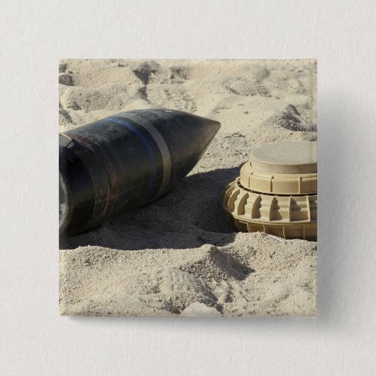 変換されたオーダンスシェルの静的ディスプレイ 缶バッジ (正面)