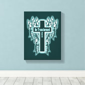 変換される – ローマ12:2 キャンバスプリント (インサイチュ (ウッドフロア))