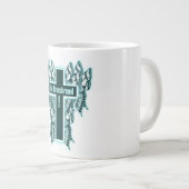 変換される – ローマ12:2 ジャンボコーヒーマグカップ (正面右)