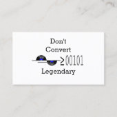 変換しない 名刺 (正面)