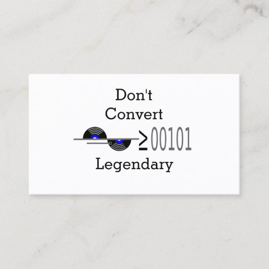 変換しない 名刺 (正面)