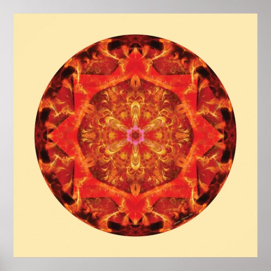 変換のハートからのマンダラNo. 7 ポスター (正面)