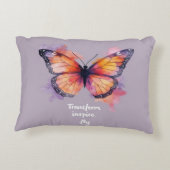 変換インスパイア、飛行 – やる気を起こさせる アクセントクッション (裏面)