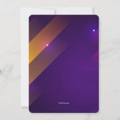 変換ロボット誕生日招待状 招待状 (裏面)