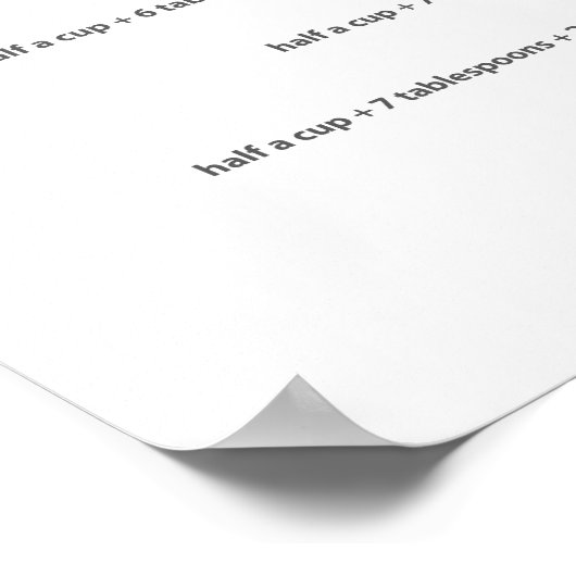 変換体積ml ポスター (角)