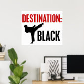 変換先ブラック1 ポスター (ホームオフィス)