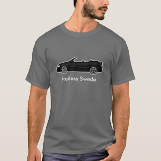 変換可能な黒いviggenトップレスのスウェーデン人 tシャツ
