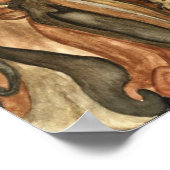 変換水カラープリント ポスター (角)