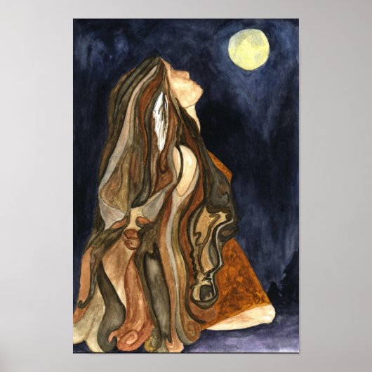 変換水カラープリント ポスター (正面)