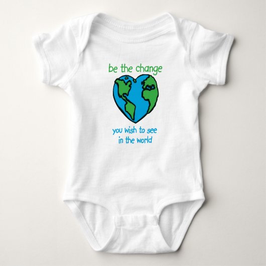 変更があって下さい ベビーボディスーツ (正面)