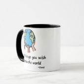 変更があって下さい マグカップ (正面左)