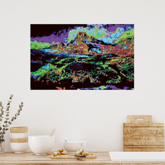 変更された山ddd5 ポスター (キッチン)