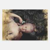 変更された若いマリー・アントワネットポートレート ラッピングペーパーシート (正面2)