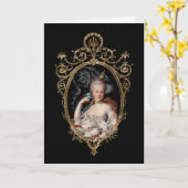 変更された若いマリーAntoinetteフランスのポルタビットカー カード (黄色い花)