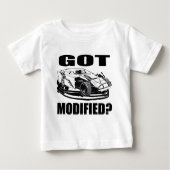 変更される得ますか。 土によって変更される競争 ベビーTシャツ (正面)