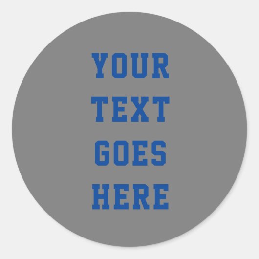 変更するテキストはこちら個人文字 ラウンドシール (正面)