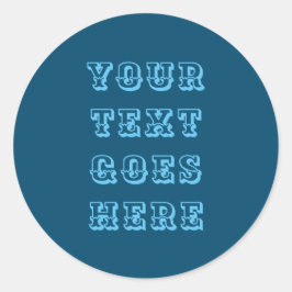 変更するテキストはこちら個人文字 ラウンドシール
