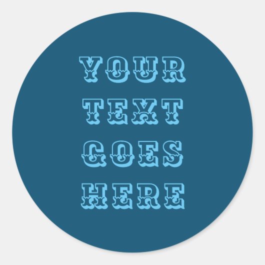 変更するテキストはこちら個人文字 ラウンドシール (正面)