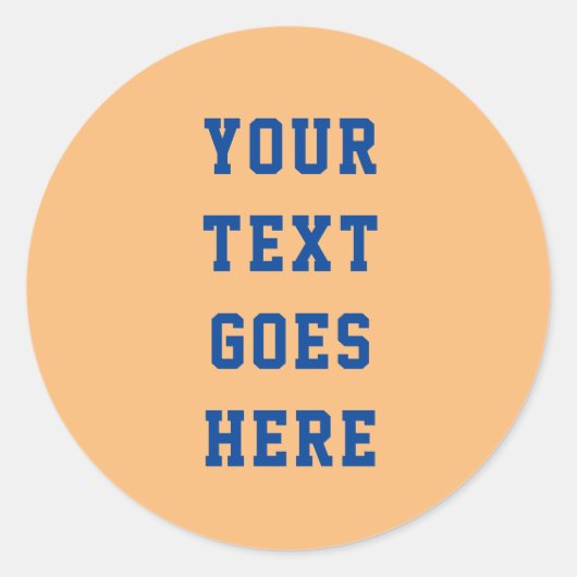 変更するテキストはこちら個人文字 ラウンドシール (正面)